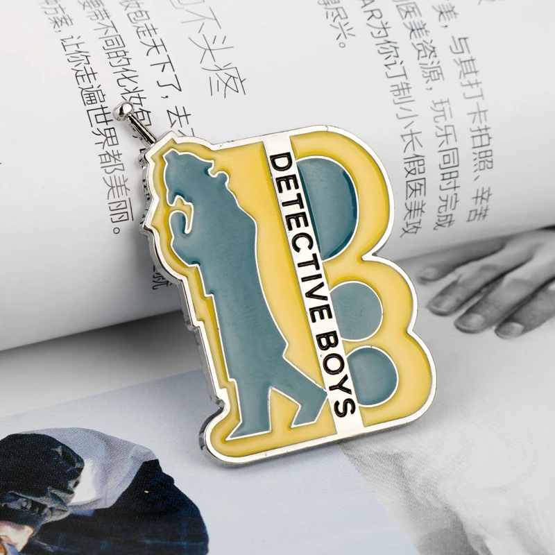Anime Manga Detective Conan Enamel Pin Cosplay Brooch Badge for Backpacks Fashion Jewelry Gift view 4