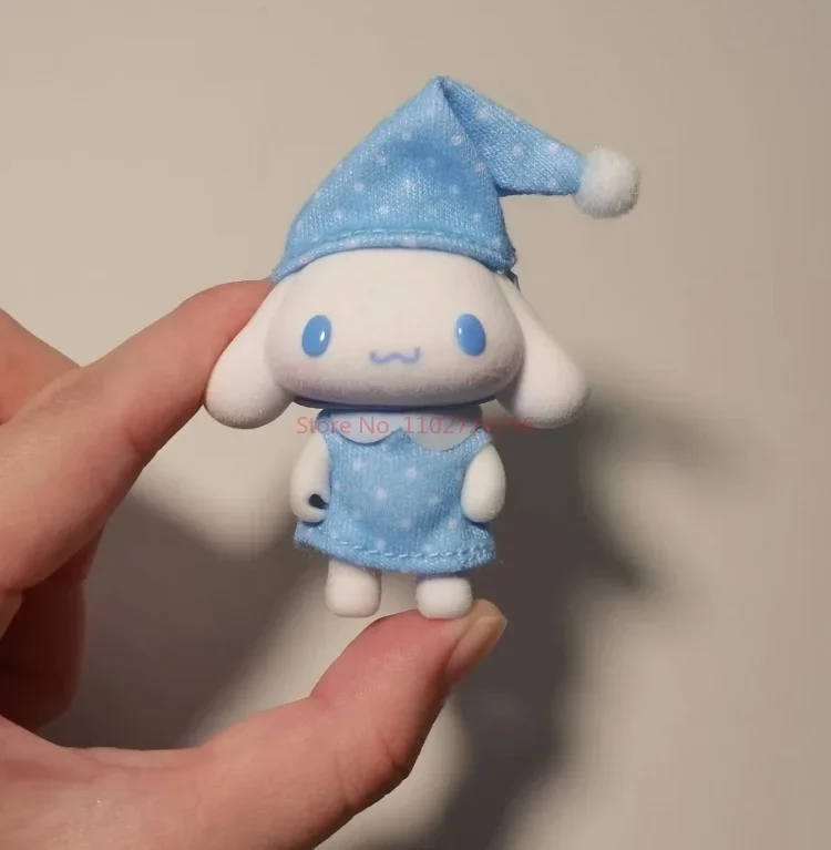 Nieuwe Sanrio Mijn Melodie Veranderende Poppen Kuromi Cinnamoroll Pochacco Action Figures Slaappak Set Serie Flocking Pop Speelgoed Cadeau