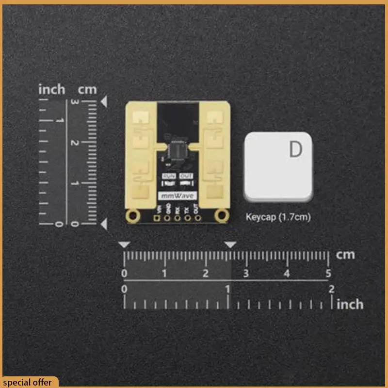 A68Z Mmwave C4001 24 GHz Sensor für Echtzeitüberwachung, Tracking-Geschwindigkeitserkennungssensor