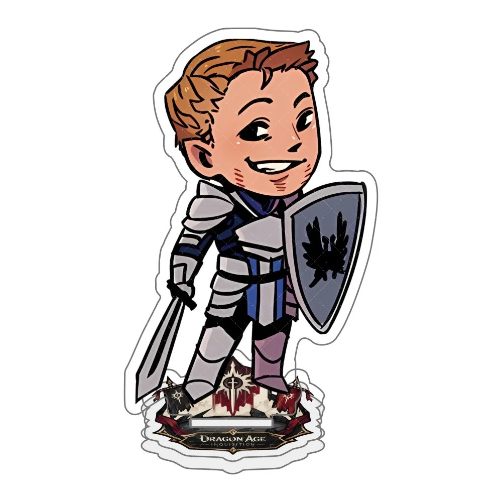 Dragon Age Inquisition Maxwell Mahanon Edric Kaaras New 10cm Acrylic figure Stand keychain Prop Decor Game Cartoons Gifts