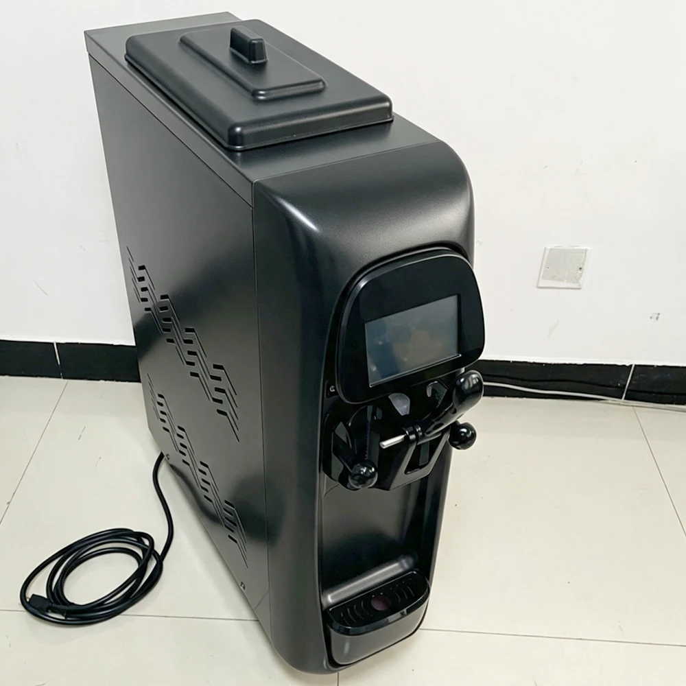 BL25E Soft Serve Frozen Yogurt Machine 1000W Single Flavor Stainless Steel Commercial Ice Cream Equipment For Cafe
