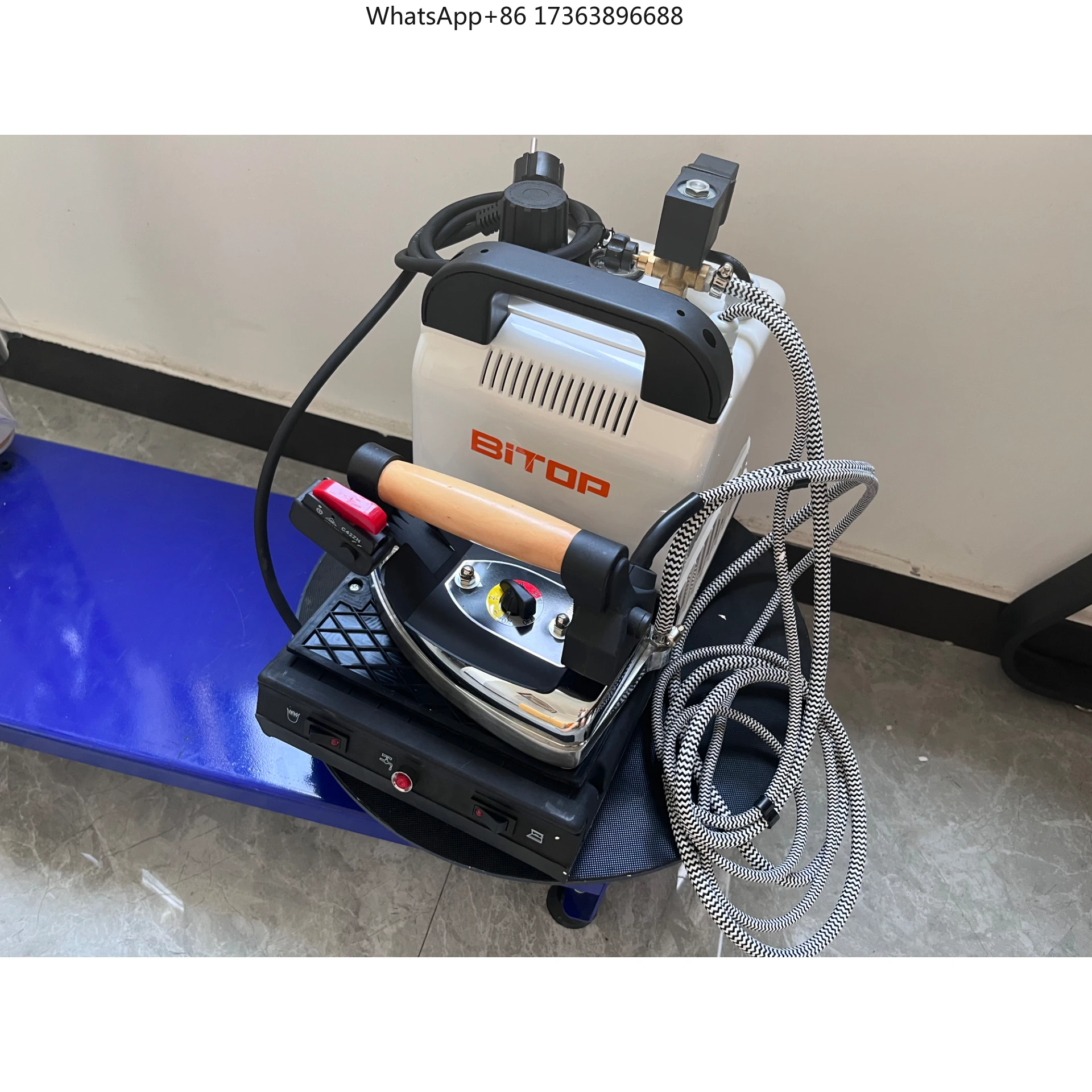 Bitop WTJ-75 Industrial Electric Steam Ironing Press New Condition for Home Use Clothing Steam Ironing Features Engine Bearing