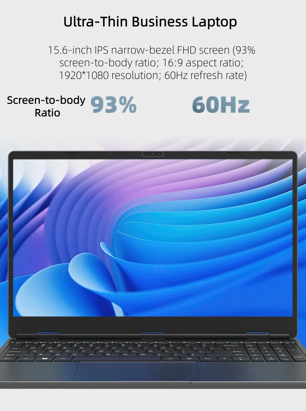 كمبيوتر محمول للألعاب عالي الجودة مقاس 15.6 بوصة بسعر الجملة معالج Amd Ryzen 5 Pro 3500U باللغة الإنجليزية بالحجم الكامل ولوحة مفاتيح للأعمال الراقية