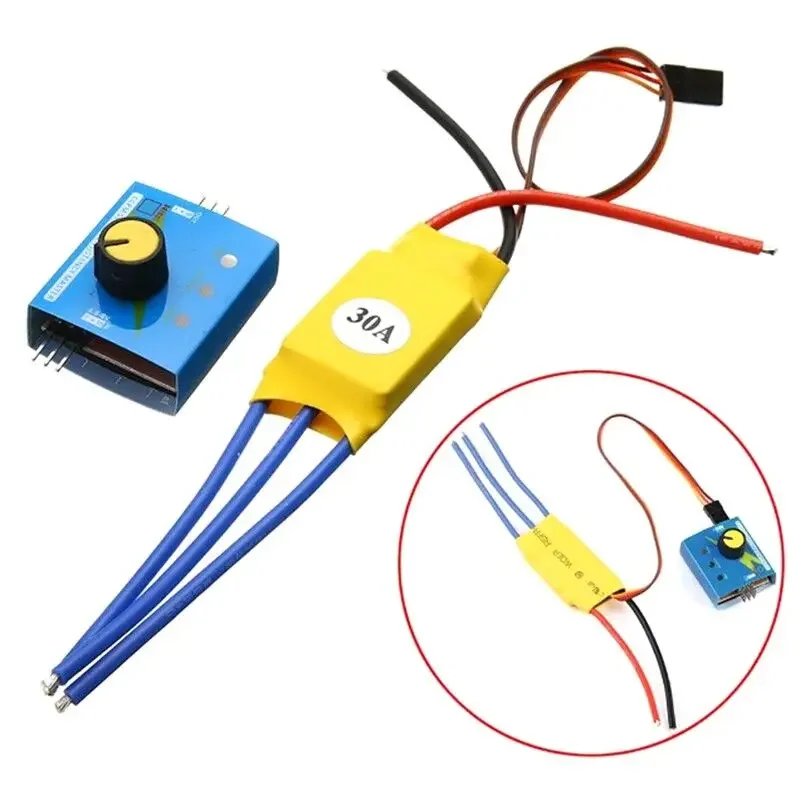 

30a Xxd Brushless Speed Controller Rc Esc+multi Servo Tester 3ch Esc 4.8-6v Ccpm Main Inspector For F450 Flight Controller