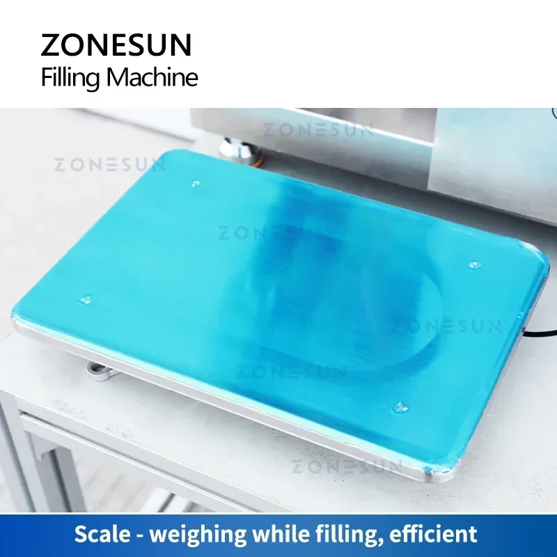 ZONESUN مضخة دوارة لصق ملء ووزن آلة لزج السائل صلصة الفلفل الحار خط تصنيع التعبئة والتغليف ZS-RPW1 #5