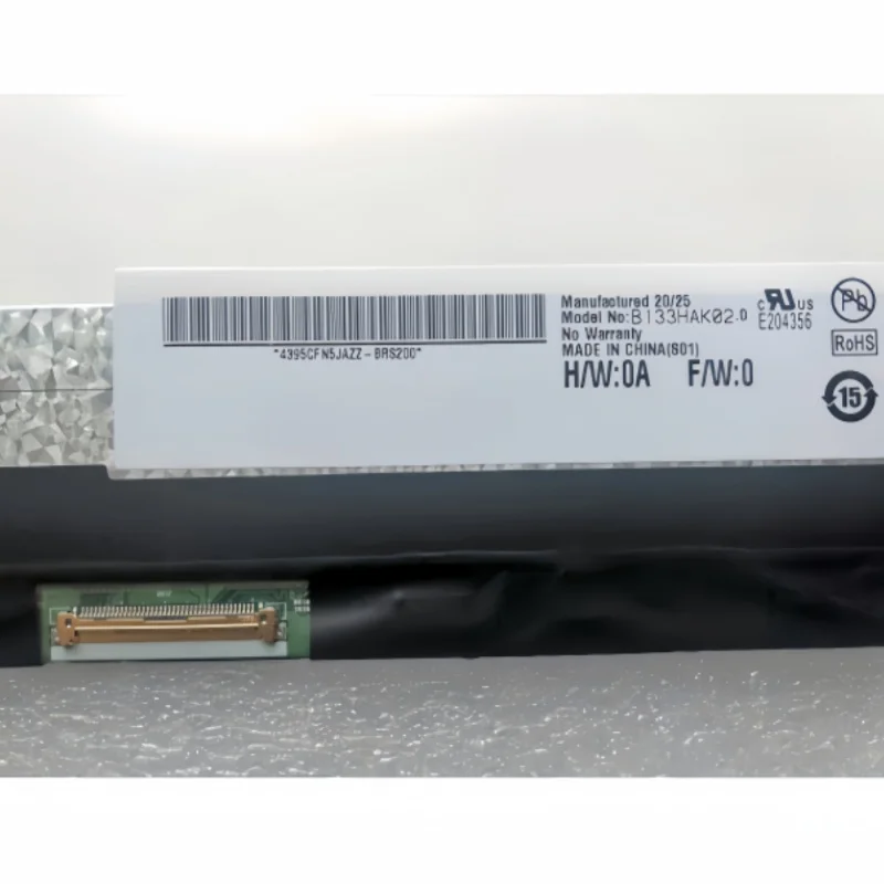 Pantalla LCD para portátil de 13,3 pulgadas compatible con R133NWF4 R9, B133HAK02.0, NV133FHM-T00 FHD 1920x1080 LED 30 pines eDP