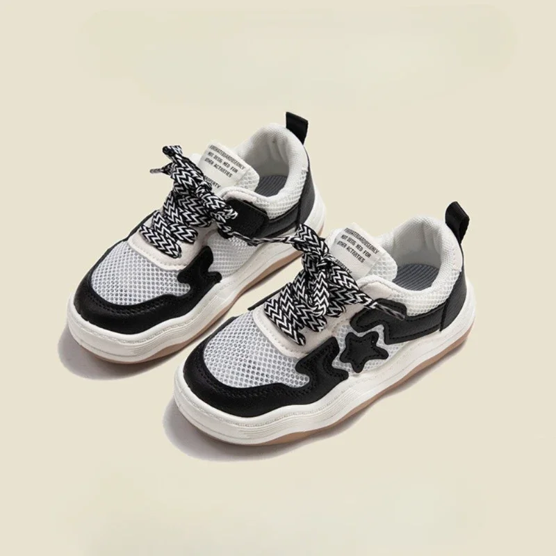 

Children's Shoes 2024 Summer New Mesh Breathable, Comfortable, Lightweight Girls' Fashionable and Versatile Sports Shoes