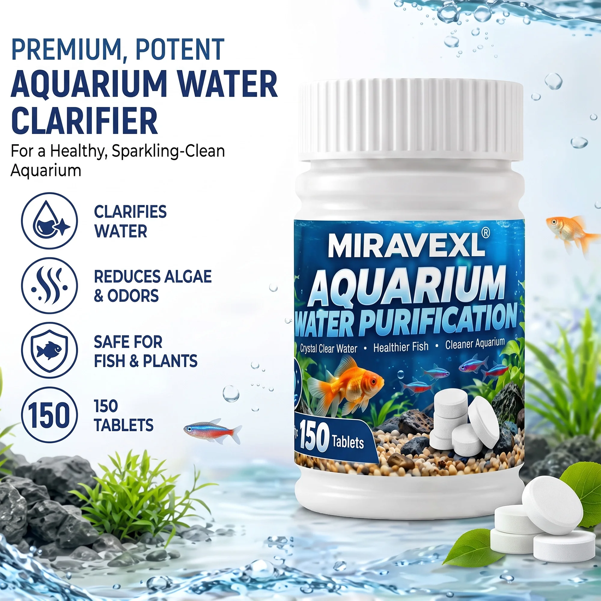Tabletas Purificadoras de Agua - Aquarium Plant Vitamins reseña y precio