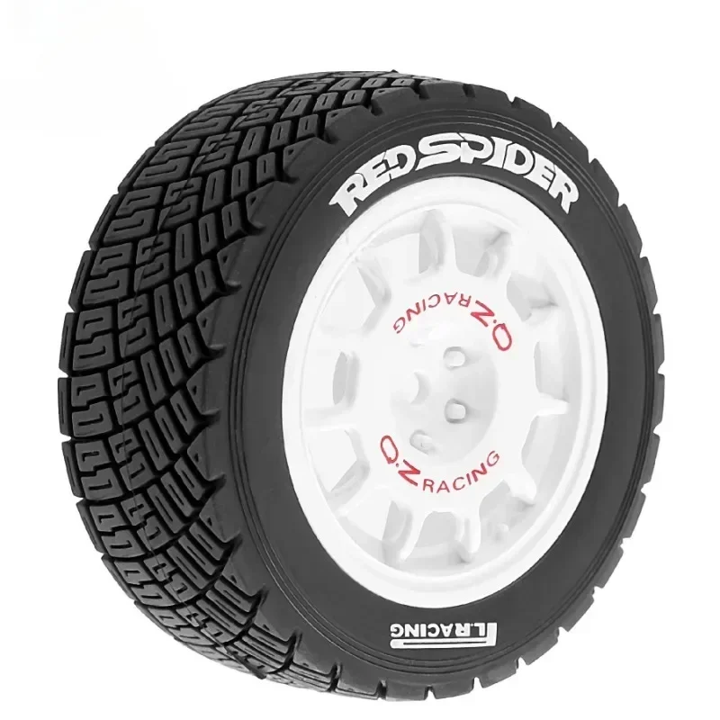 Pneus de course 4 pièces 78*30mm 12mm adaptateur pour voiture de rallye modèle 1/10 RC