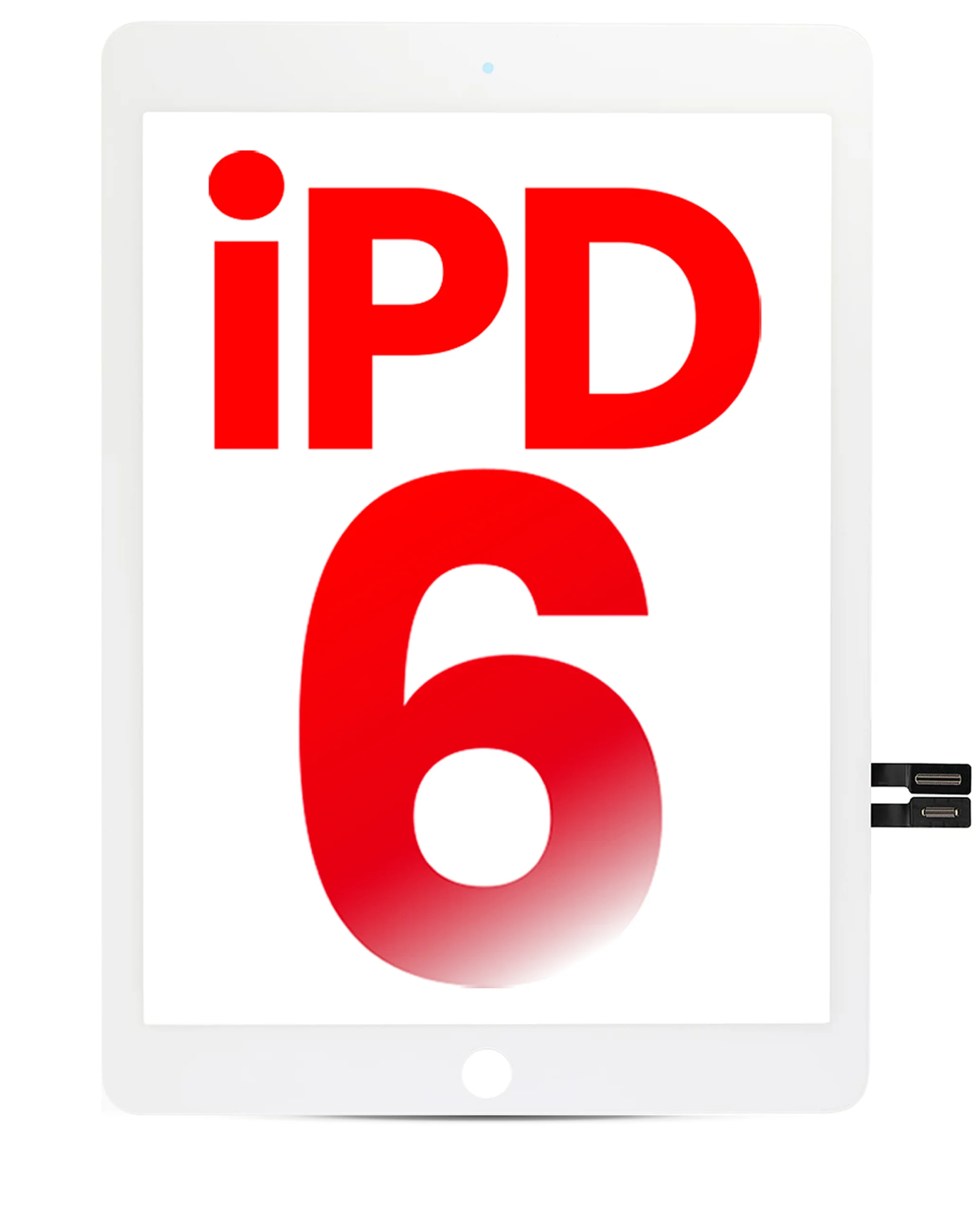 Digitalizador Compatible con iPad 6 2018, color blanco