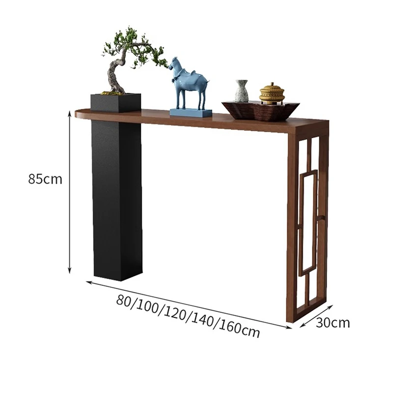 Vintage Unique Console Table Minimalist Aesthetic Rectangle Thin Console Table Living Room Porch Stoliki Do Salonu Furniture