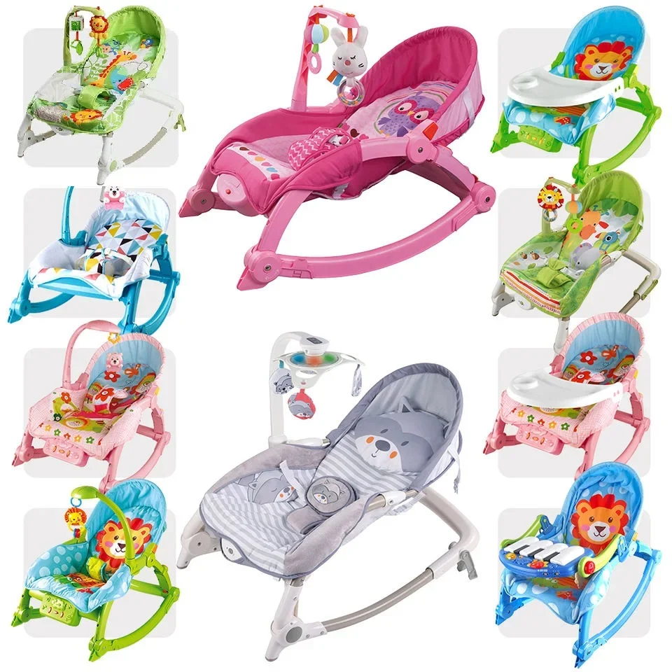 Baby Rocking Chair Rocker Electric Automatic Swing Baby Boy Toy Bouncer Rocker With Music Children Toys Girls