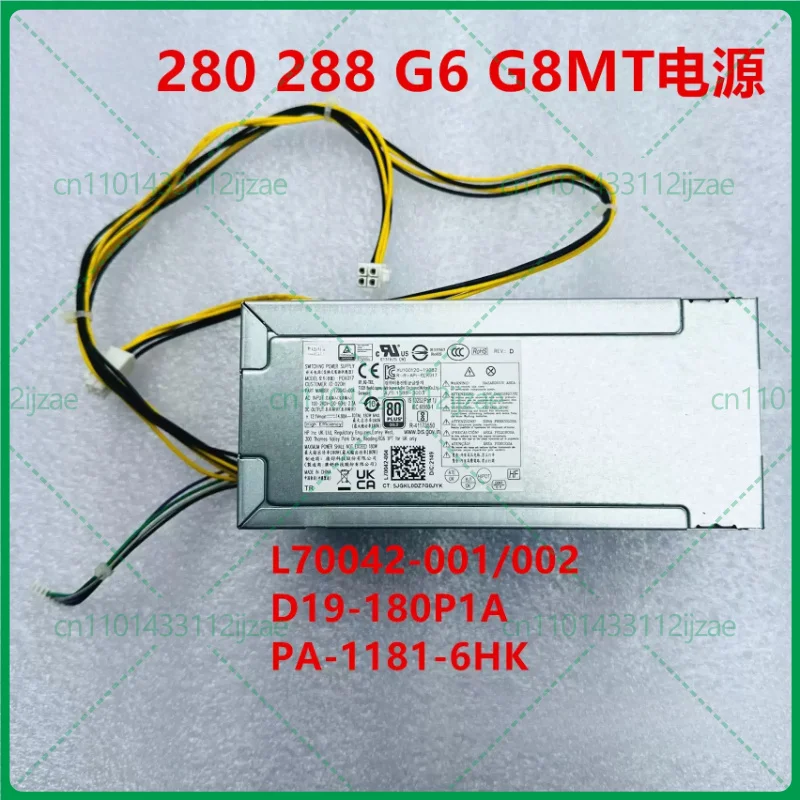 Desktop Power Supply For HP 280 288 G6 G8 MT D19-180P1A PA-1181-6HK L70042-001 180W 310W PSU