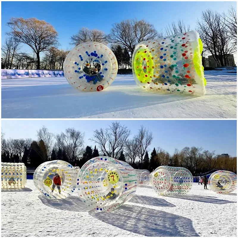 Giant Inflatable Bumper Ball PVC Water Walking Sphere for Kids Adults Outdoor Snow Yo Wave Game Luminous Collision Toy Large
