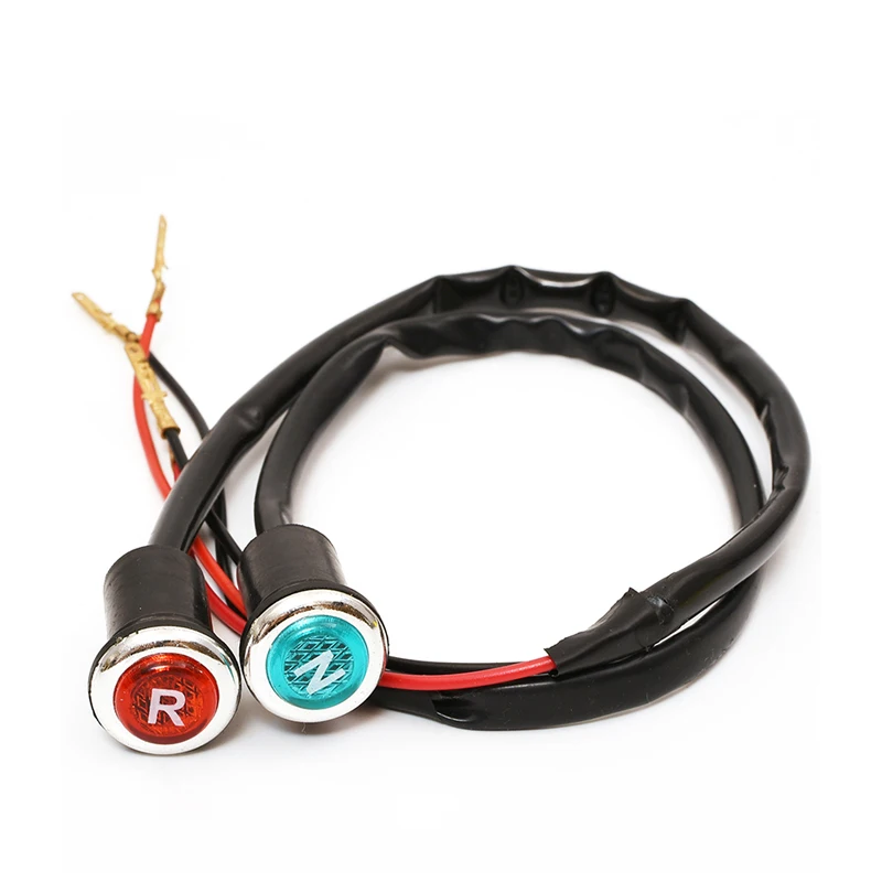 

LESQUE Diode R Reverse Gear Light N Neutral Gear Light 12V Indicator Light Is Suitable For ATV, Go Karts And Motorcycles