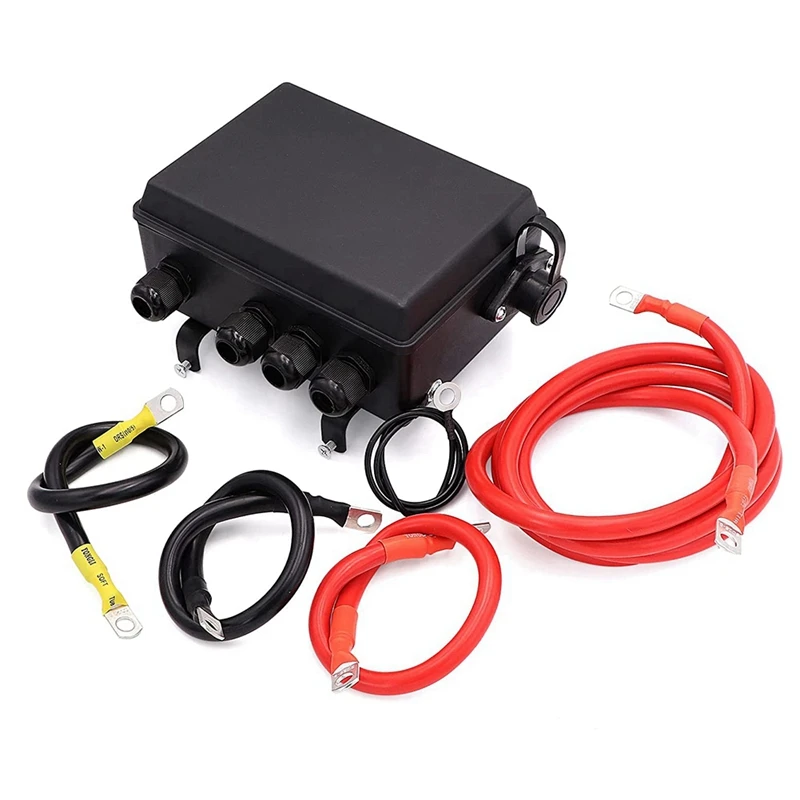 Winch Solenoid Relay Control Contactor Box for 8000-17000Lbs Electric ATV UTV Winch 12V-A07G view 3