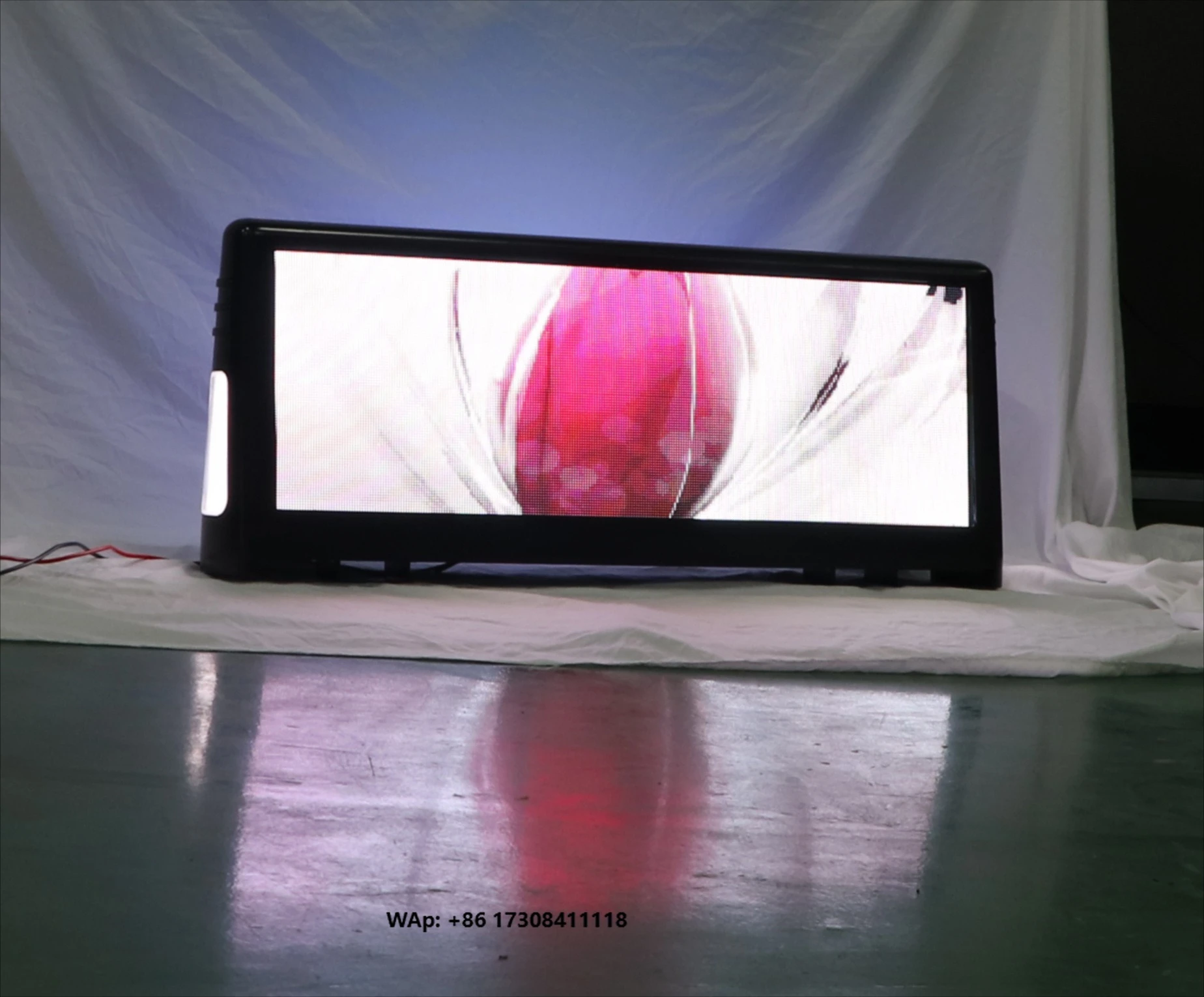 P5 Mobile Advertising Screen Taxi Top Light Emitting Diode Logo Roof Light Emitting Diode Screen Double Sided Screen