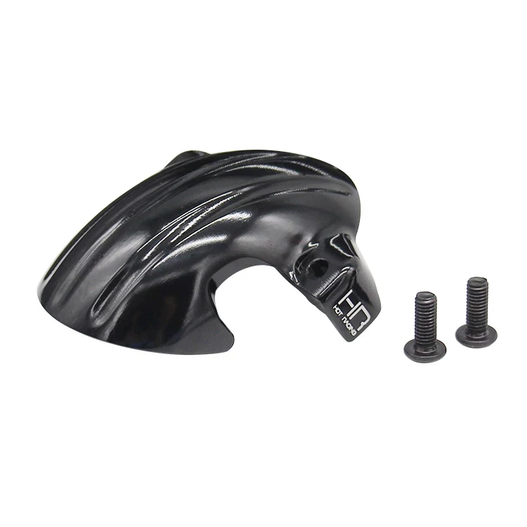 HOT RACING CNC Aluminum Mirror Polished Front Fender Fairing for Tamiya T3-01 RC Cycle Scale