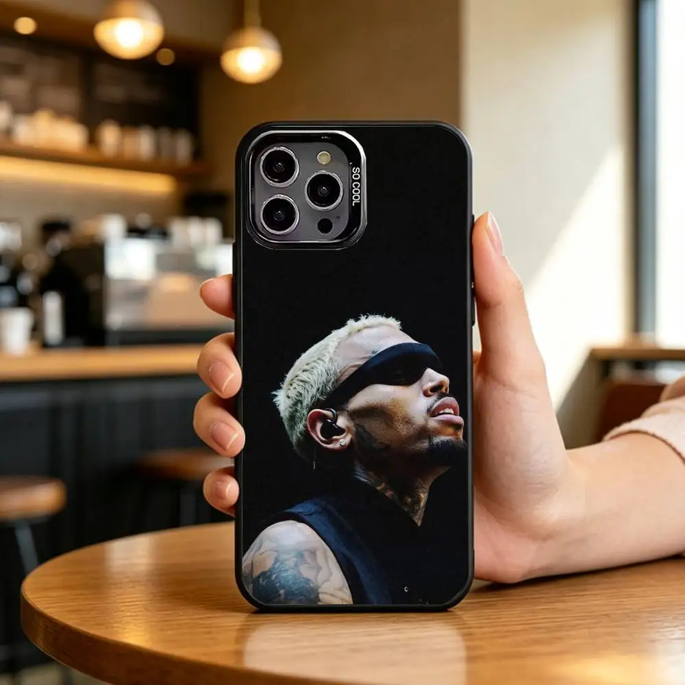 R-Rapper C-Chris B-Brown  Black Candy silver phone case Phone Case For iPhone17,16,15,14,13,12,11 Plus,Pro Max