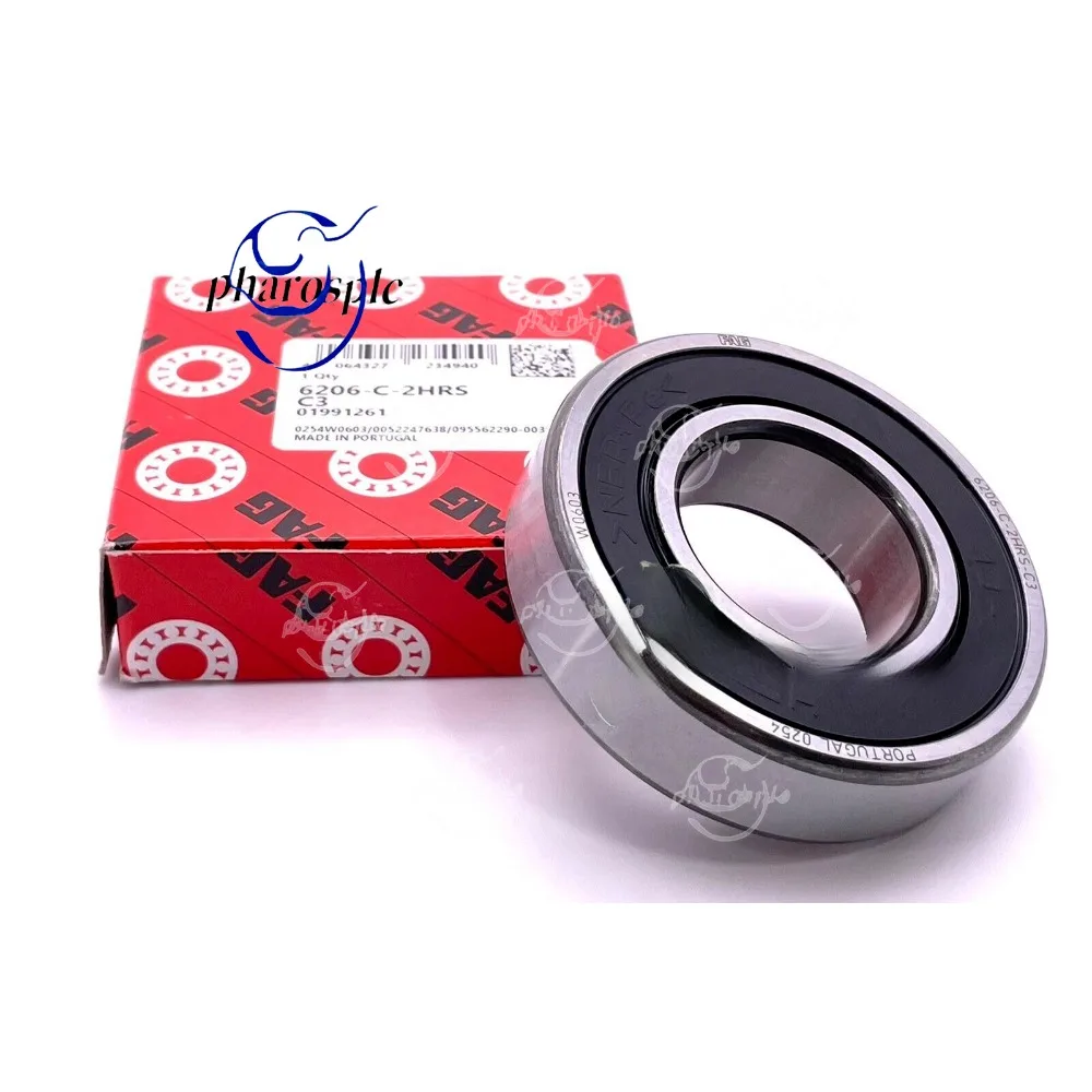 

FAG 6206 2RS C3 DEEP GROOVE BALL BEARING RUBBER SEALED 30x62x16mm 6026-C-2HRS C3