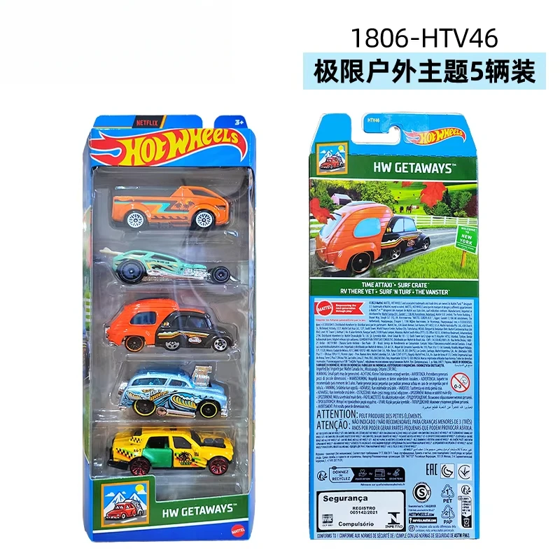Genuine Hot Wheels Car Boys Toys 1/64 Diecast Let\'s Race Batman Bone Shaker Mud Studs Night Burnerz HW Flames Nissan City Gift
