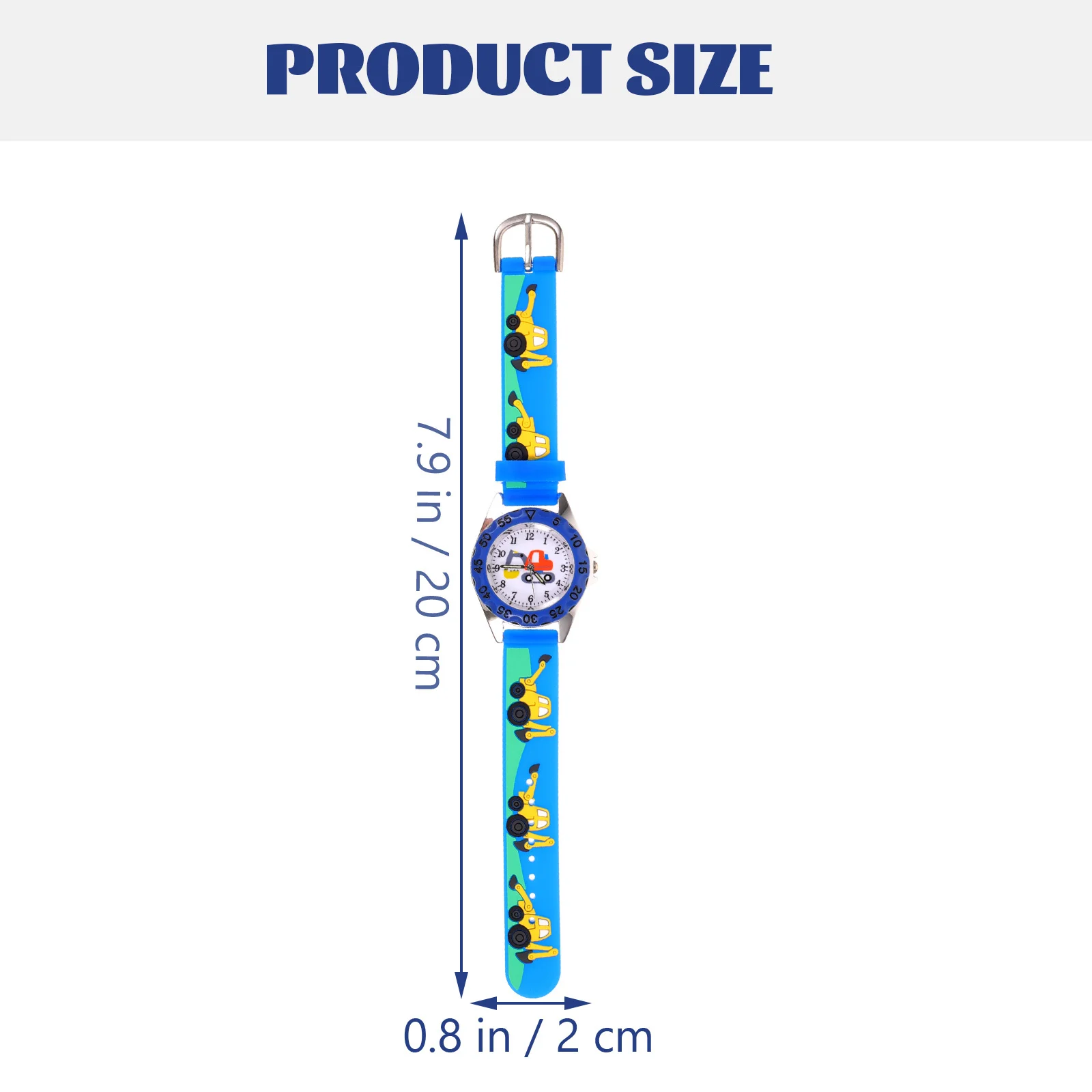 Quartz Electronic Watch Cartoon Strap Adjustable Digital Watch for Students Learning Wristwatch