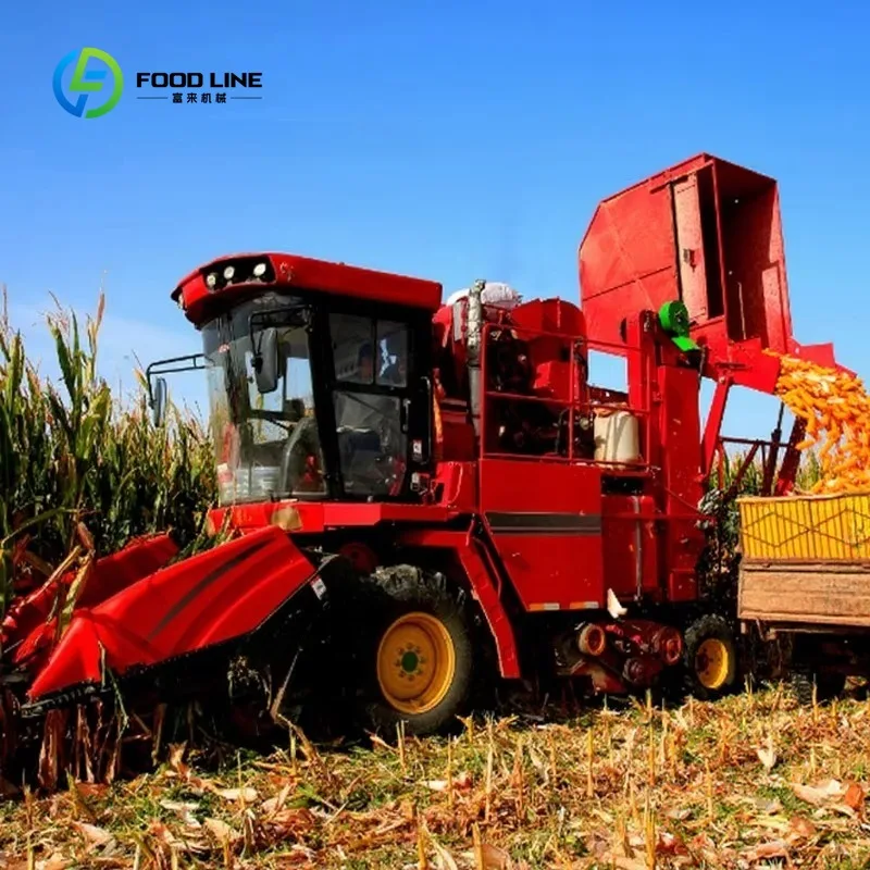 Customized Efficient Wheeled Silage Combine Harvester Corn Harvester Large-Scale Agricultural Machine