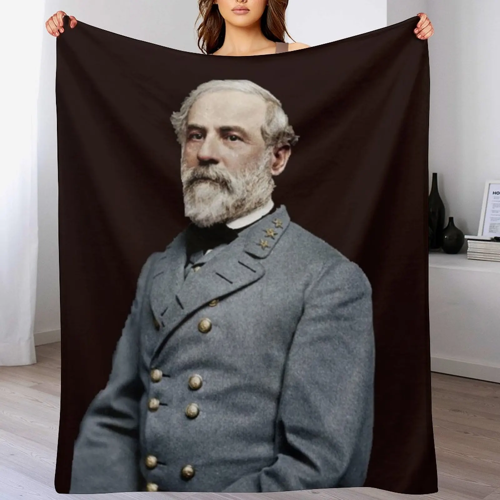 

Robert E Lee Throw Blanket For Baby Loose warm for winter Blankets