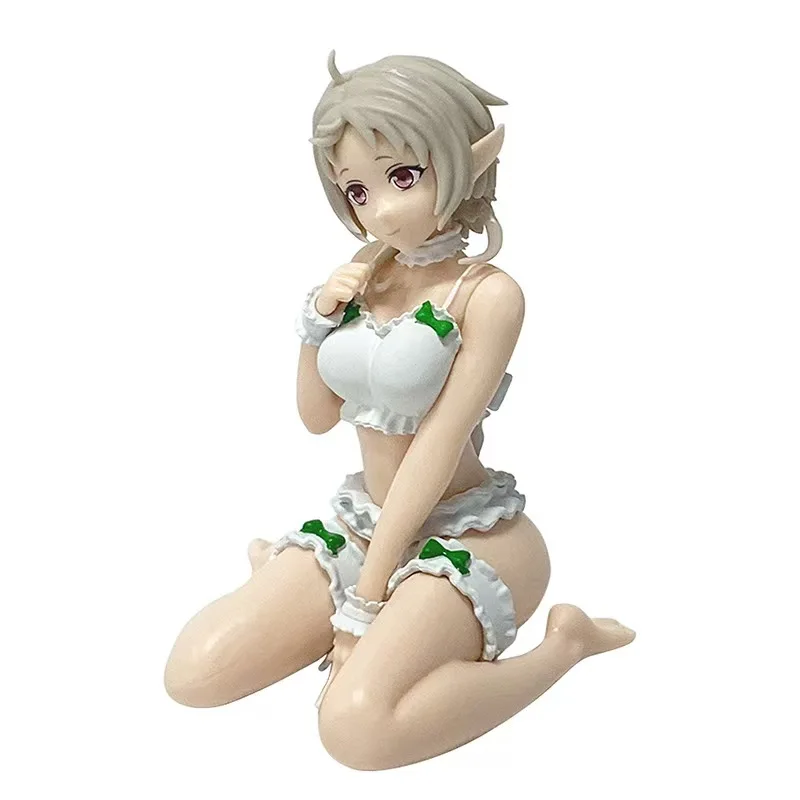 Anime 12cm sylphiette lingerie figura mushoku tensei reencarnação sem emprego eris boreas greyrat/roxy figura de ação modelo boneca gif