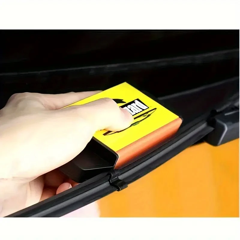 Local Warehouse Yellow Miracle Wiper Blade Renewal Brush - Universal Fit - Instant Repair and Restoration for Clear Vision