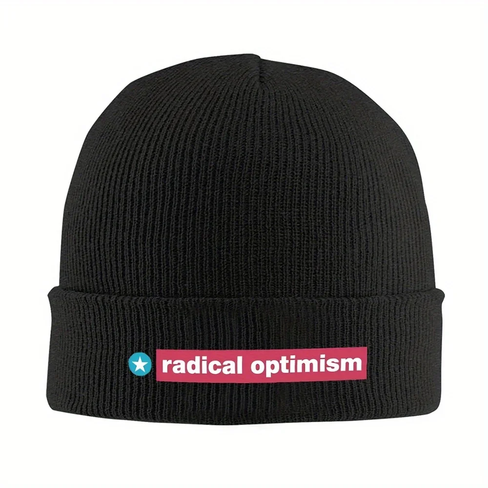 1pc Knit Beanie Radical Optimism 59944542 Merch Warm Skullies Knitted Caps Bonnet Hats