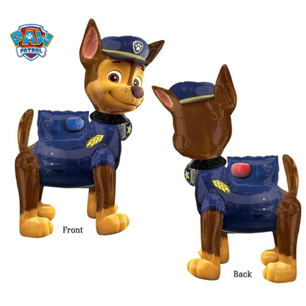 Paw Patrol 3D Ballon Cartoon Figuur Chase Aluminium Film Ballon Speelgoed Feestdecoratie Benodigdheden Verjaardagscadeau