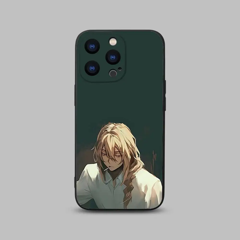 حافظة هاتف The Beginning After End لهاتف iPhone 17,16,15,14,13,12,11,Pro,Max,Plus,X,XS,SE4,E,Mini,Soft Black Case