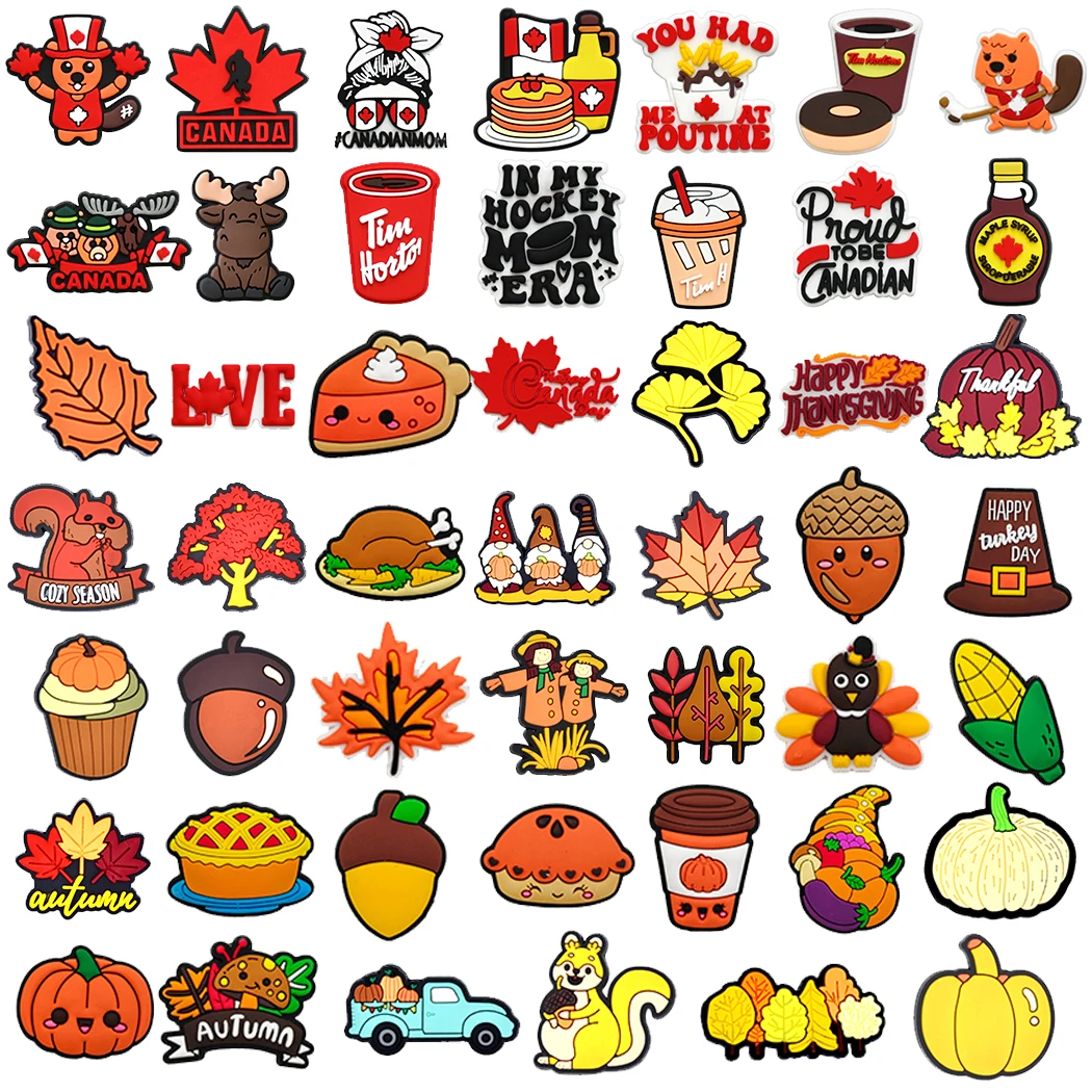 

48Pcs Christmas Shoe Charms Fit for Clog Sandals Slippers, Cartoon Shoe Charms For Clog, Cute Accessories Favor Gifts