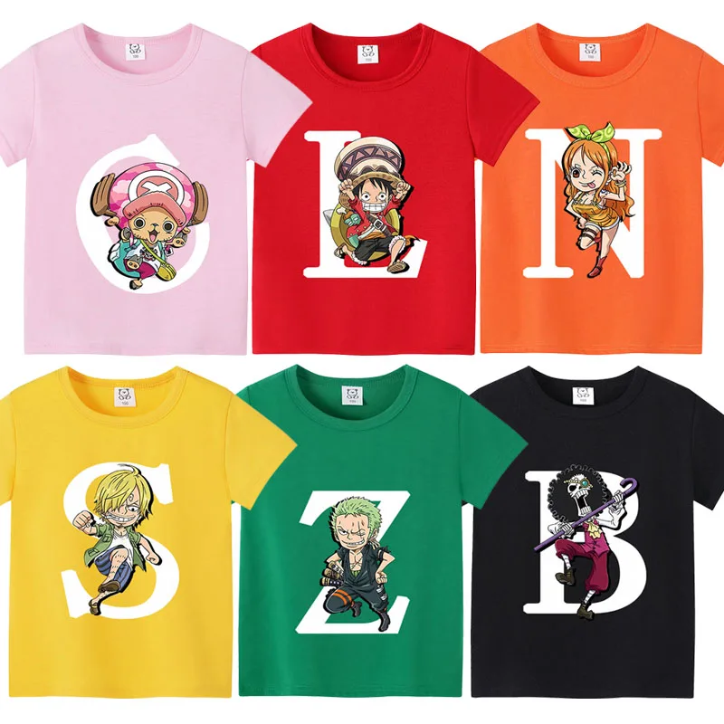 One Pieces Boy Girl Short Slee - Zoro Anime Merchandise ulasan dan harga