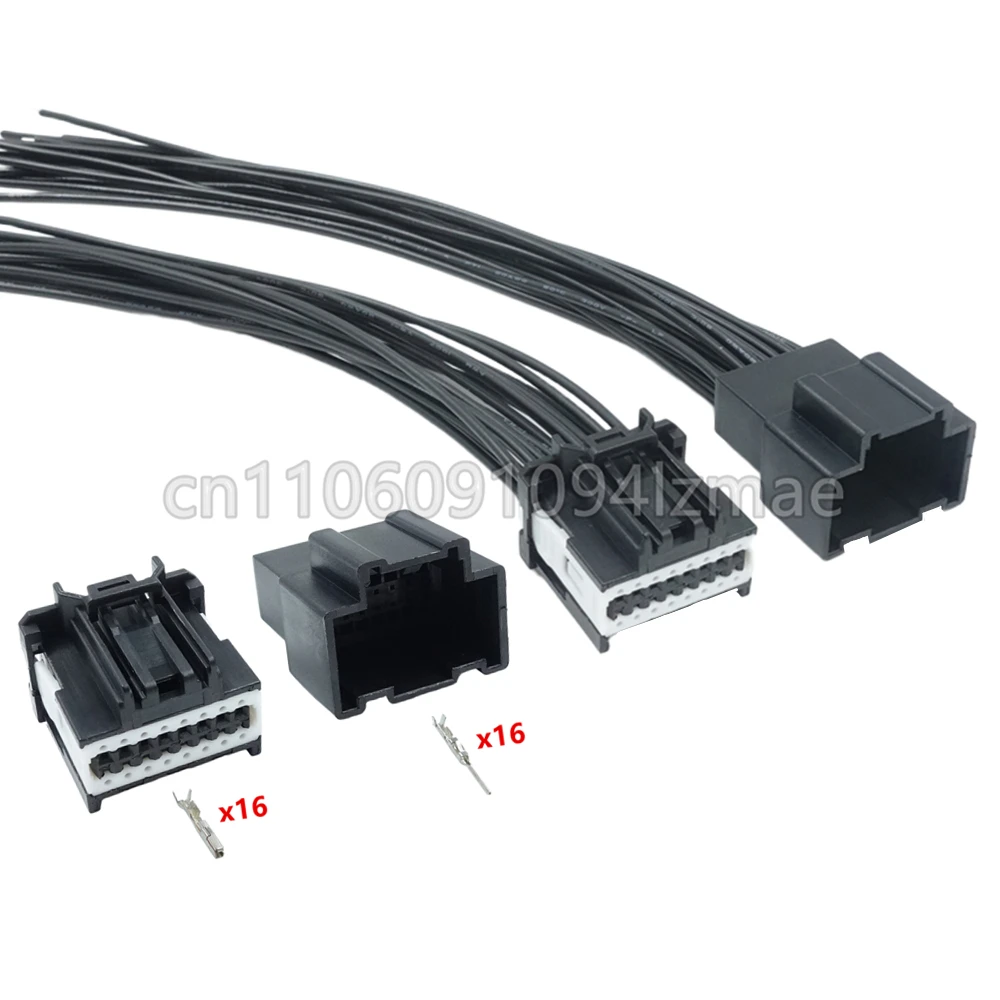 

16-контактный женский и мужской автомобильный электрический провод, жгут проводов, кабельная розетка с клеммами 34729-0160 347290160