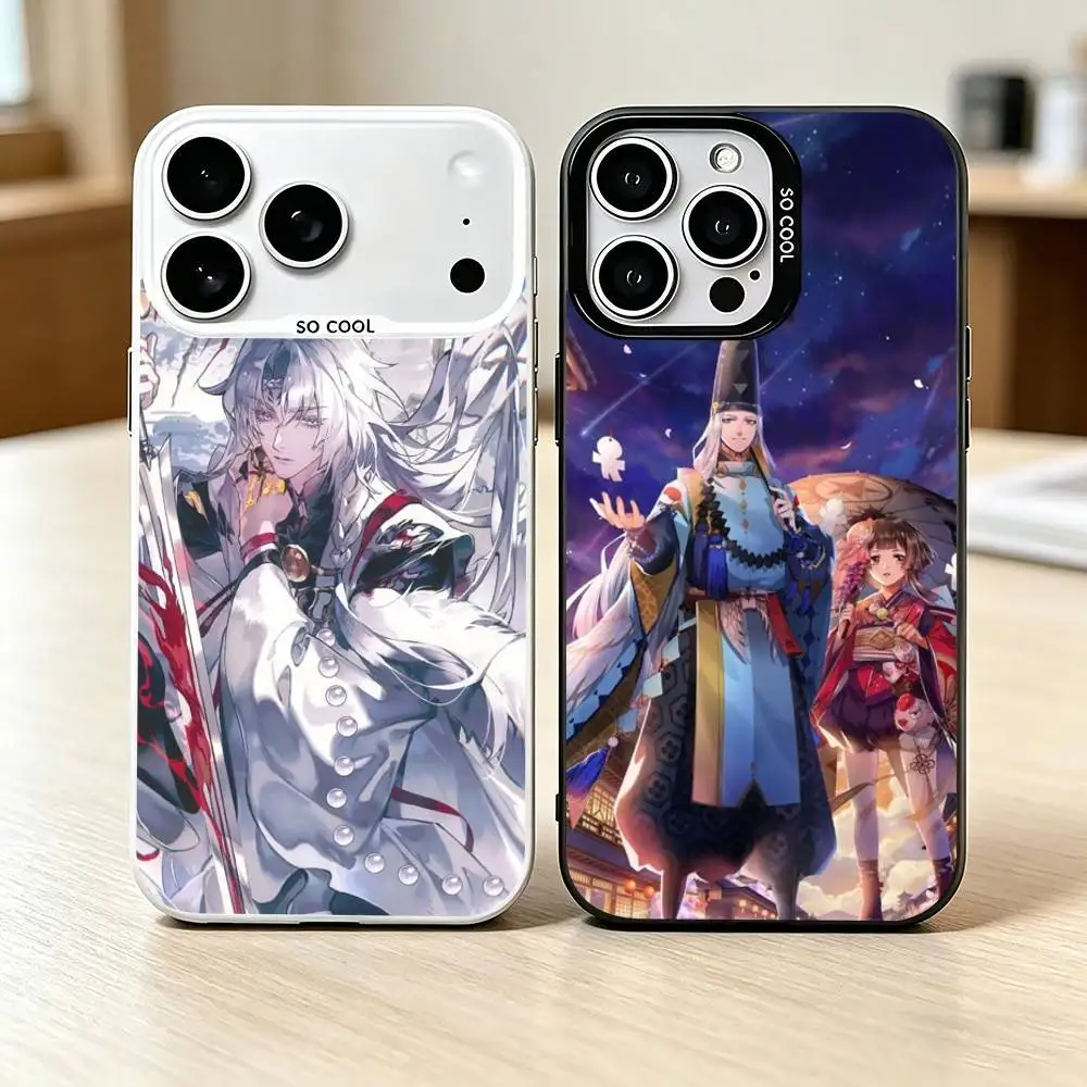 

Mobile game O-Onmyoji Phone Case For iPhone 17,16,15,14,13,12,11 Plus,Pro Max,XS,Colorful Silver Phone case