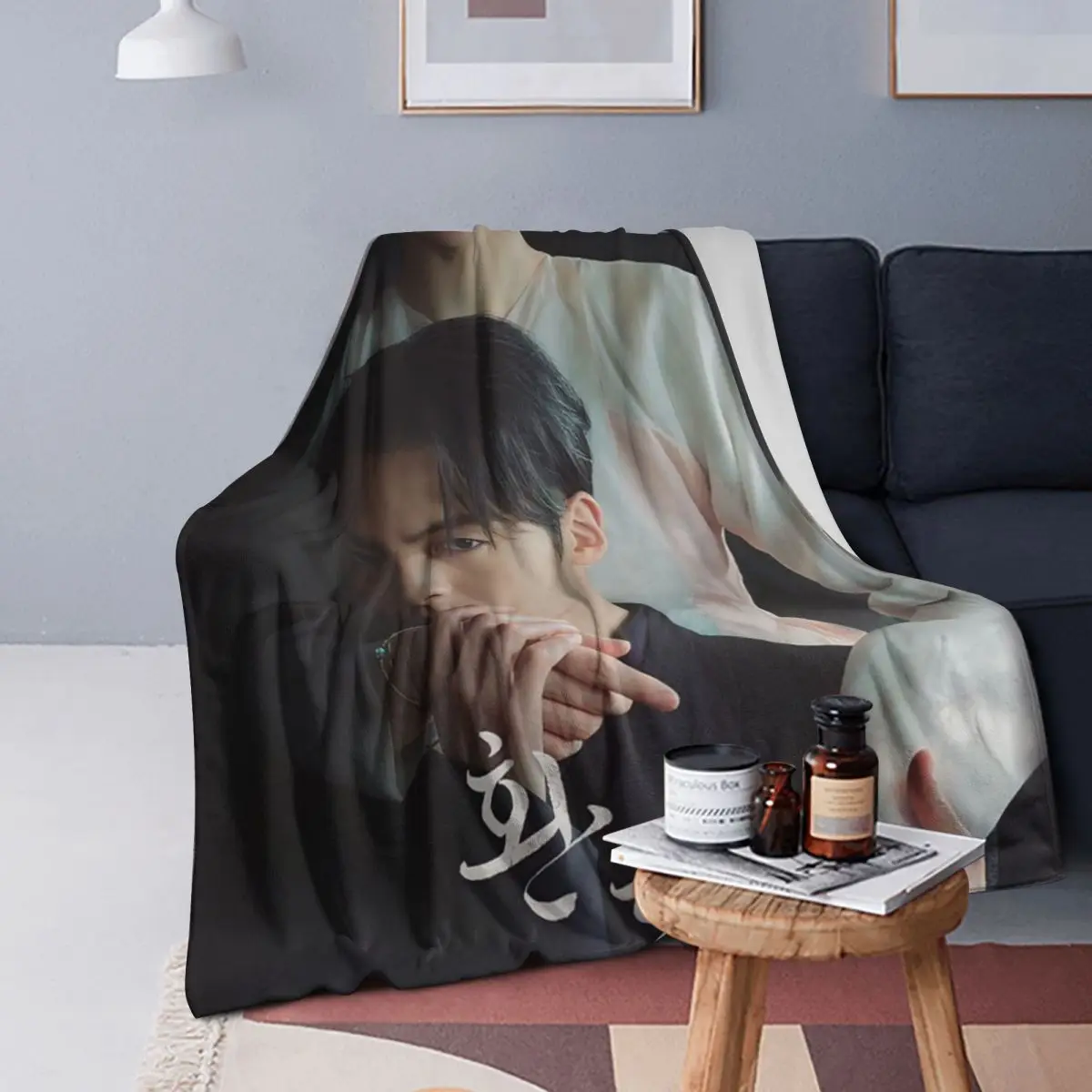 Kdrama Alchemy Of Souls Light And Shadow Blanket Soft Warm Flannel Throw Blanket Plush for Living room Picnic Travel Home Couch