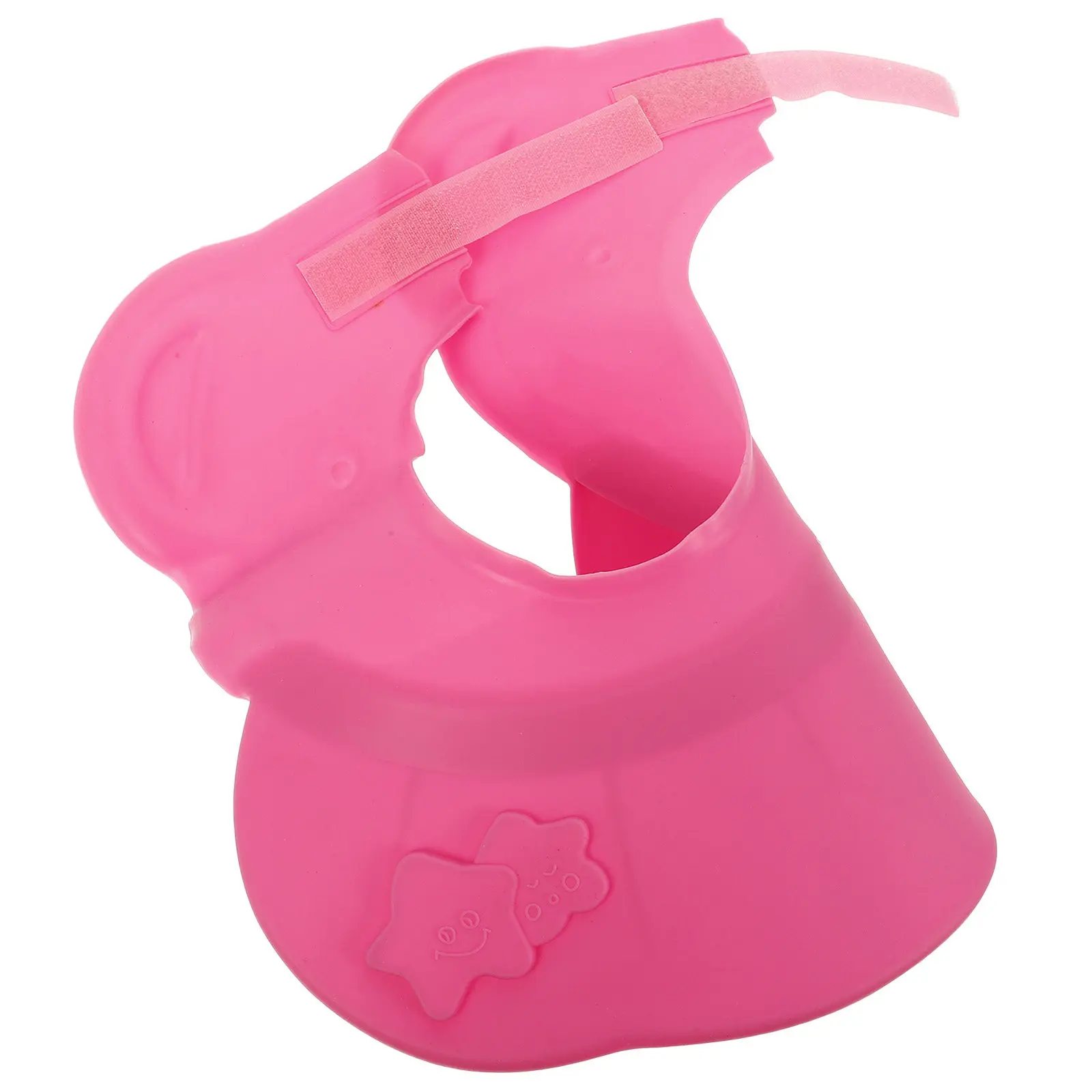 

Baby Shower Cap Silicone Toddler Hair Washing Cap Soft Skin-Friendly Bath Hat with Cute Design for Shampoo Haircut Eye Ear Face