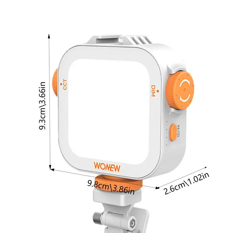 Cell Phone Light Portable LED Fill Light For Photography Mini Double-Sided Conference Computer Phone Light Adjustable Brightness