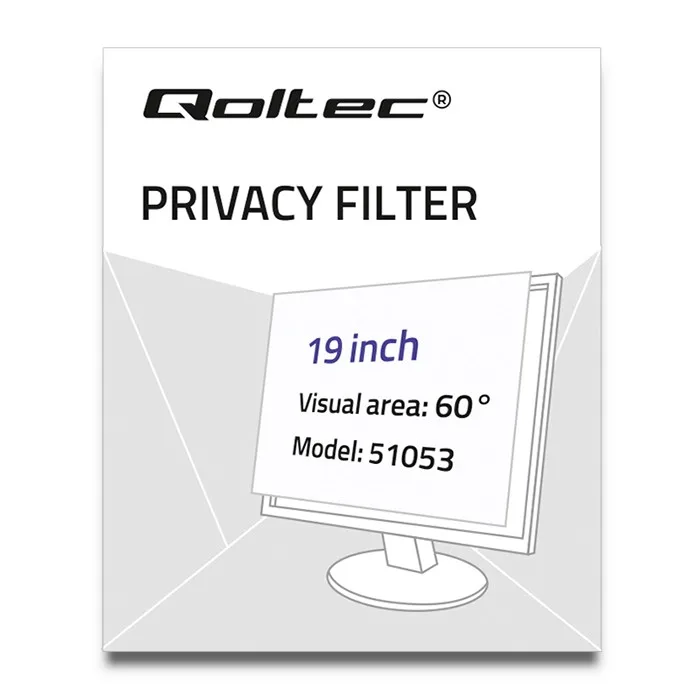 Qoltec GDPR privatiseringsfilter 19 " | 5:4 | Oogbescherming | voor monitor