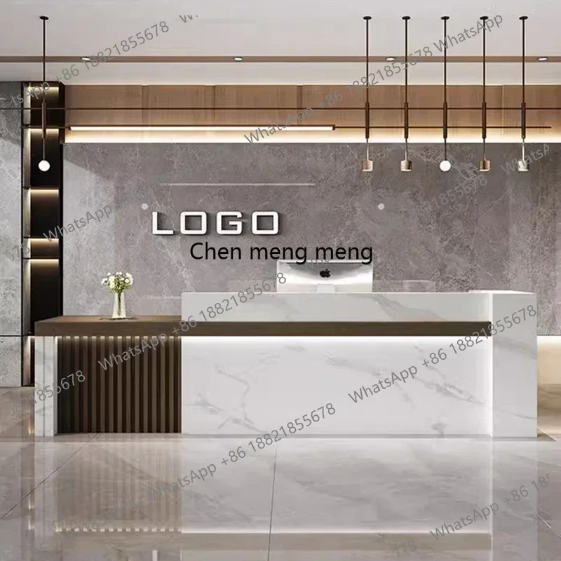 AB03 Стойка ресепшн для офиса, церкви, ресторана, кабинета, современная роскошная мебель для салонов красоты