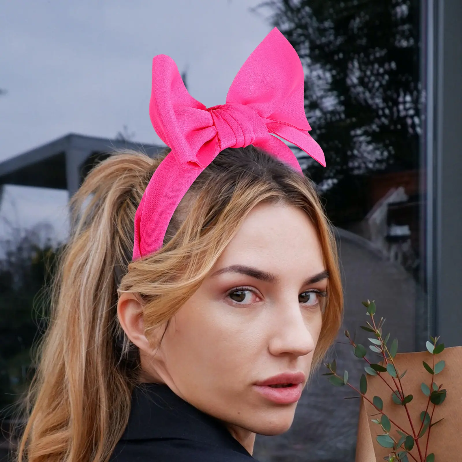 

Decorative Bow Headband for Women Large Cute Hair Accessory Elegant Headband for Party Festival Special Occasions Daily Use