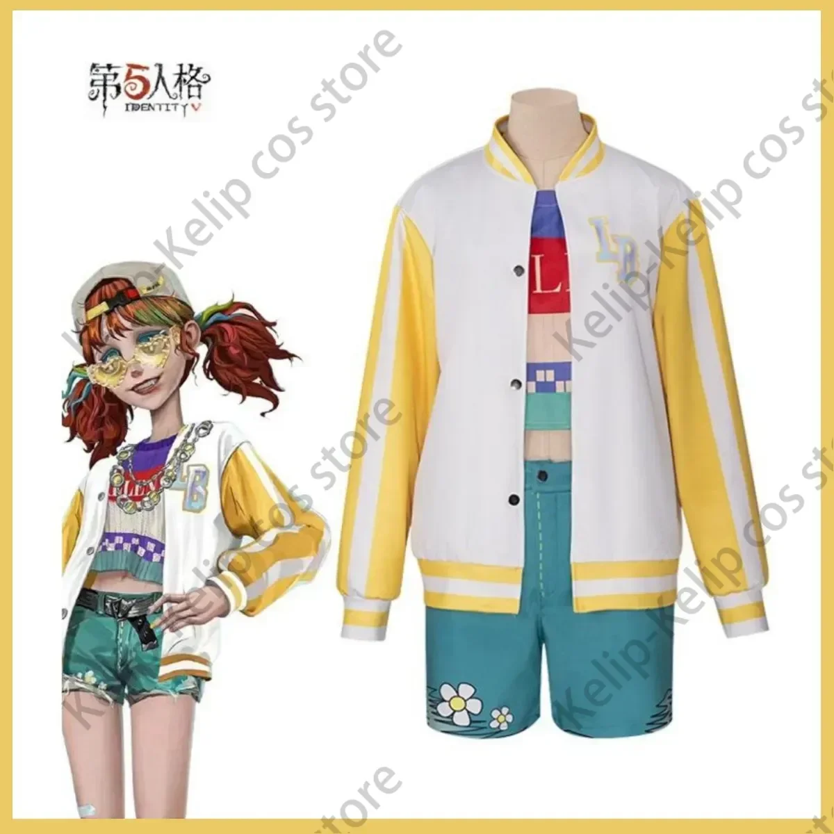 Game Identity ⅤLily Barriere Cheerleader Cosplay Costume Skin OPH Fashion Coat Shorts Uniform Woman Lovely Carnival Party Suit