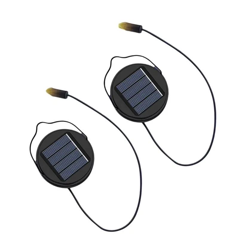 

ABUH-2Pack 600 мАч, сменные солнечные фонари для уличных фонарей, водонепроницаемые, для сада, двора, подарков на день рождения своими руками