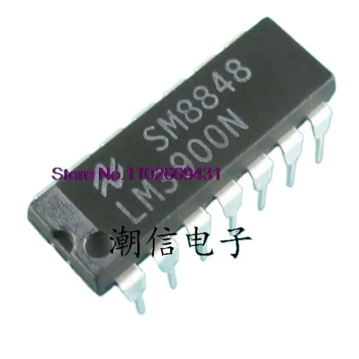 5PCS/LOT  LM3900N  DIP-14 Original, in stock. Power IC