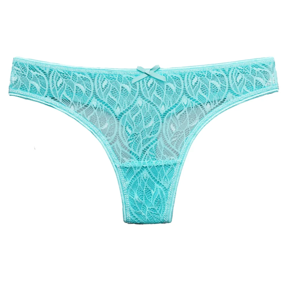12 ks/sada sexy krajkových tang, dámské průhledné kalhotky G-string, krajkové spodní prádlo s T-back, módní dámské kalhotky M-XL 87416 - náhled 4