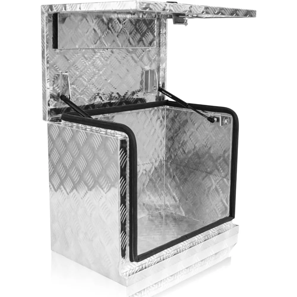 

Heavy-Duty Aluminum Generator Toolbox for RV with Sealed Storage and Lockable Feature