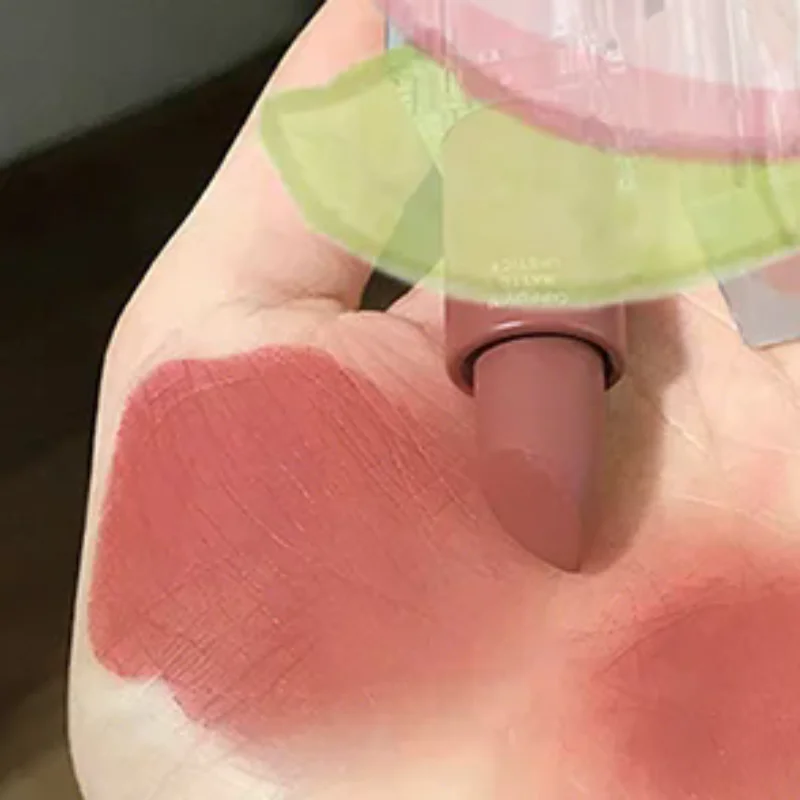 Transparenter Acryl-Lippenstift, 6 Farben, Lippenstift, sexy Frau, Samt, matt, Lipgross-Tönung, langlebig, wasserdicht, Lippen-Make-up, Kosmetik