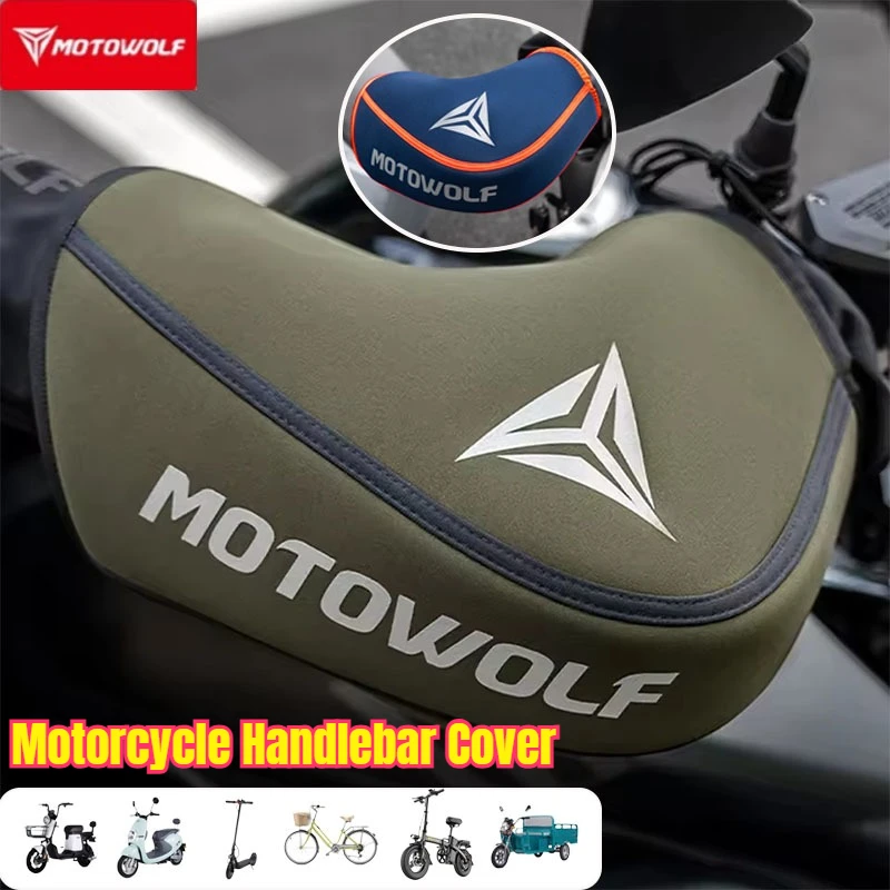 

HOT Motorcycle Handlebar Handguard Cover Winter Warm Waterproof Windproof Hand Covers Reflective Universal Fit for Scooters